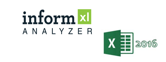 informXL and Excel 2016 logos